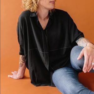 maternity, postpartum blouse